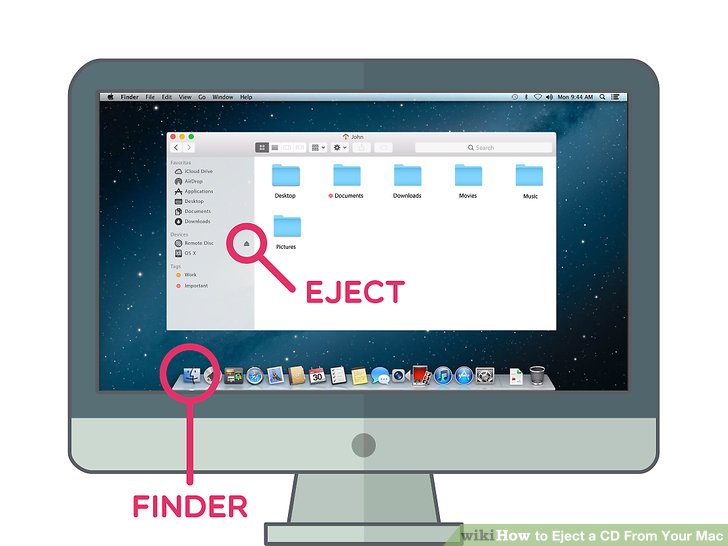 Mac hidden manual eject drive